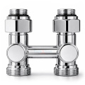 Узел нижнего подключения Royal Thermo Design прямой 1/2x3/4, хром