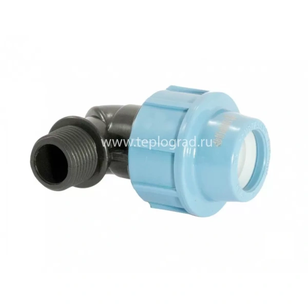 Отвод Unipump 90 с наружной резьбой 32x1 ПНД