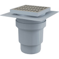 Душевой трап AlcaPlast APV13 150x150 DN110 регулируемый, вертикальный выпуск