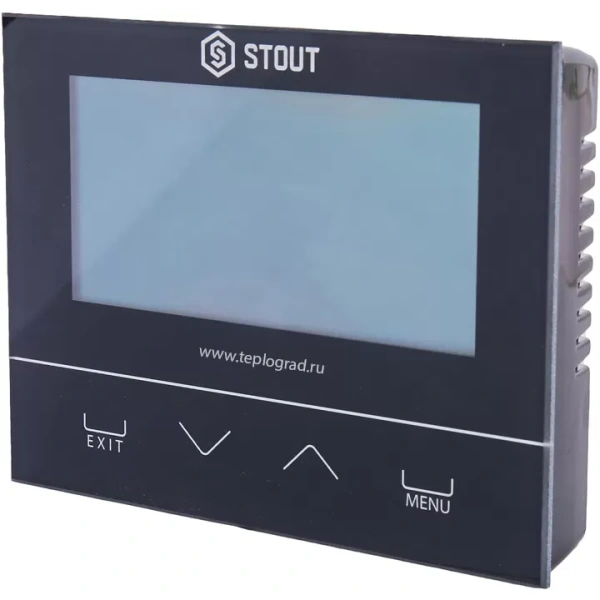 Проводной комнатный двухпозиционный регулятор Stout ST-292v3, черный