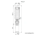 Скважинный насос Grundfos SP 17-9N 3x380 6" 12CA1909