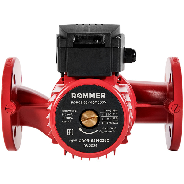 Циркуляционный насос Rommer Force 65-140F фланцевый (380 В)