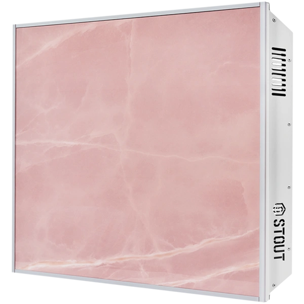 Отопительная панель Stout Rose Stone SCT 60x60 розовый гранит