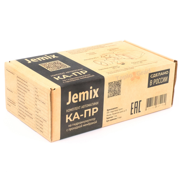 Комплект автоматики Jemix КА-ПР на гидроаккумулятор с проходной мембраной