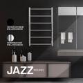 Электрический полотенцесушитель Stout JAZZ round 500x800 черный матовый