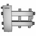 Балансировочный коллектор Gidruss BMSS-100-3DU (до 100 кВт, подкл. котла G 1 1/4, 1+1+1 контура, нерж. сталь)