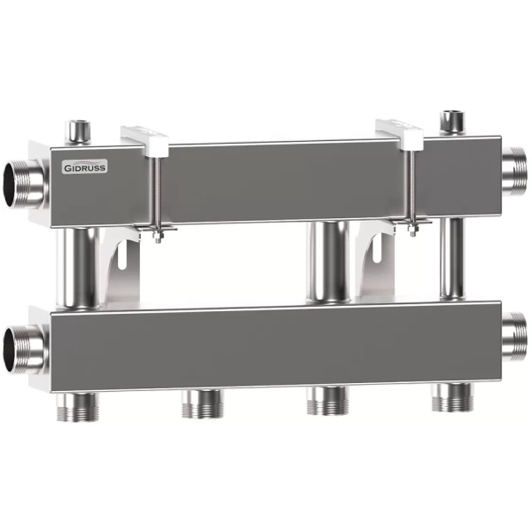Распределительный коллектор Gidruss MKSS-150-2x32 (150 кВт, 2 магистр. подкл. G 1 1/2, 2 конт. G 1 1/4)