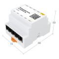 Разветвитель датчиков и устройств Stout, DIN, RS485 (Modbus), порт ДОП