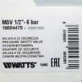 Предохранительный клапан Watts MSV 6-1/2, 6 бар