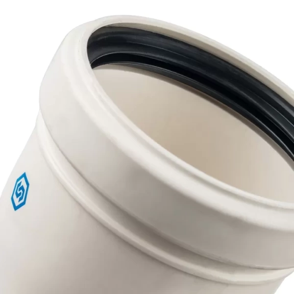 Отвод коаксиальный Stout Dn 80 87° PP-FE для конденсационных котлов