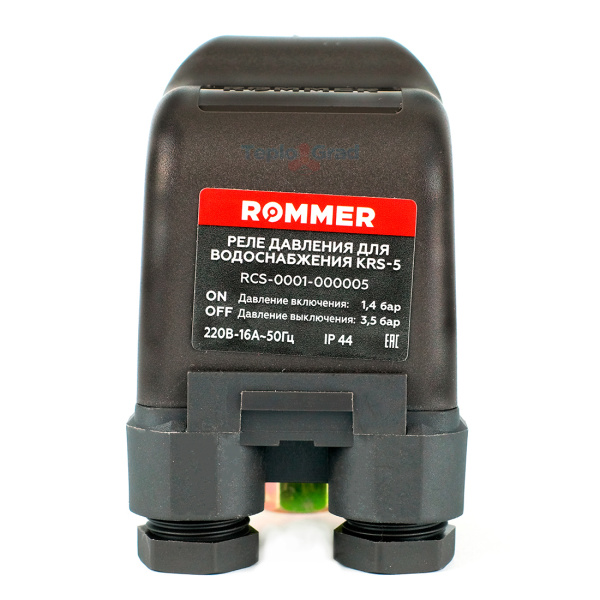Реле давления Rommer KRS-5 с накидной гайкой 1/4