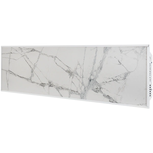 Отопительная панель Stout White Stone SCT 120x30 белый гранит / белый корпус