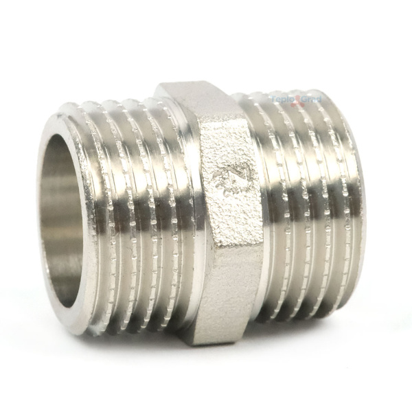 Ниппель 1/2 НН никелированный Zeissler