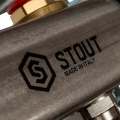 Коллектор из нержавеющей стали в сборе без расходомеров Stout на 11 выходов