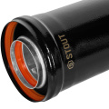 Удлинитель дымохода коаксиальный Stout 60/100 250 мм черный