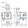 Циркуляционный насос Shinhoo BASIC S 25-8S 180