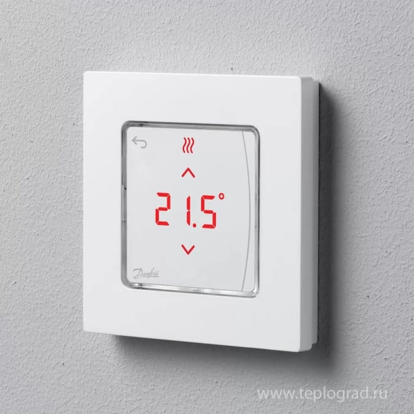 Сенсорный комнатный термостат Danfoss Icon 24 В, встраиваемый