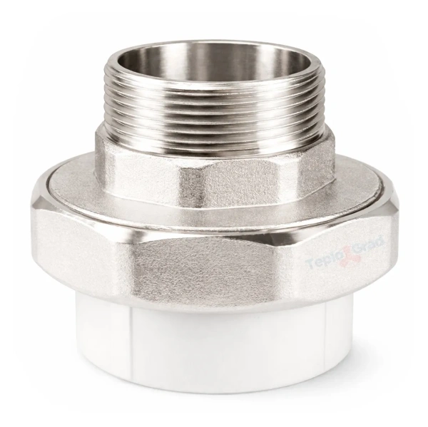Муфта разъемная с наружной резьбой Valfex 25x1 PP-R американка