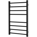Электрический полотенцесушитель Stout PIANO quadro 500x800 черный матовый