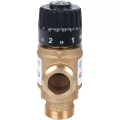Трехходовой термостатический смесительный клапан Stout 3/4 35-60°С KVs 1.6