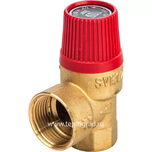 Предохранительный клапан Watts SVH 30-1/2, 3 бар для системы отопления