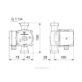 Циркуляционный насос Grundfos UP 20-15 N