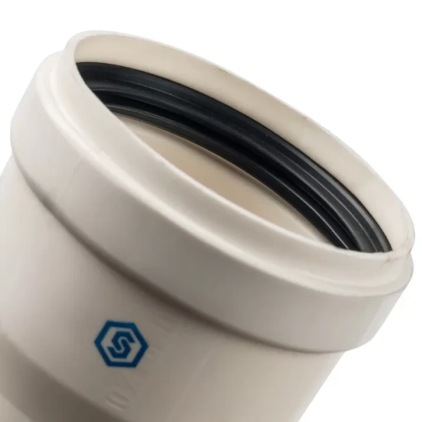 Труба коаксиальная Stout Dn 80 250 мм PP-FE для конденсационных котлов