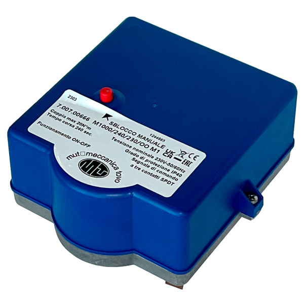 Электропривод поворотный MUT M1000 3 точ. для VDF3, DN65-DN125, 90°/60 сек