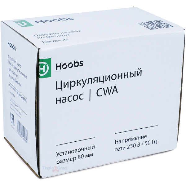 Насос циркуляционный Hoobs CWA 15-14B 80 мм
