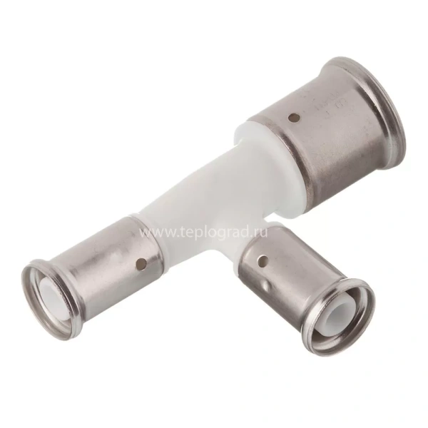 Пресс тройник Henco 26x16x16 белый