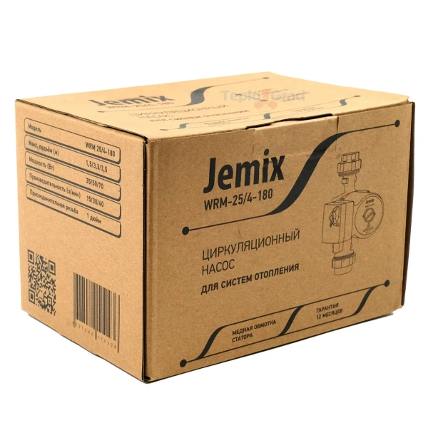 Циркуляционный насос Jemix WRM-25/4-180