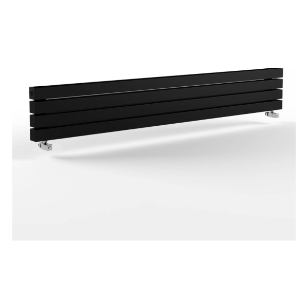 Стальной трубчатый радиатор Stout Warmmet Power 60H длина 750 мм 4 секции, нижнее правое подключение (черный)