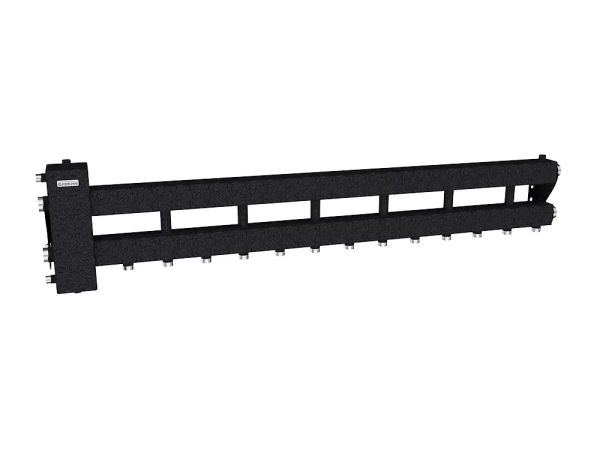 Балансировочный коллектор Gidruss BM-150-7D (до 150 кВт, подкл. котла G 1 1/2, 6 контуров G 1)
