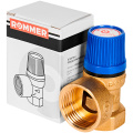 Предохранительный клапан Rommer 10 бар 3/4x1 для системы водоснабжения