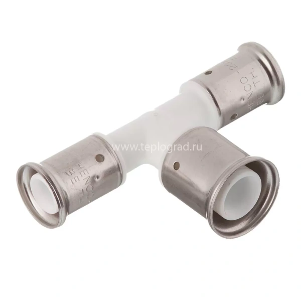 Пресс тройник Henco 20x26x20 белый