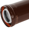 Удлинитель дымохода коаксиальный Stout 60/100 500 мм коричневый для конденсационных котлов