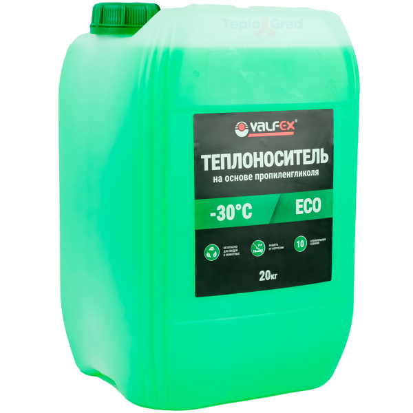 Теплоноситель Valfex ECO-30 20 кг (на основе пропиленгликоля)