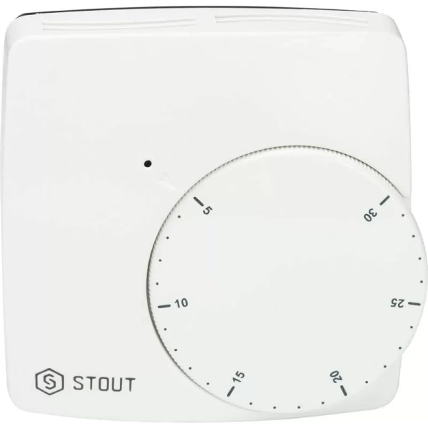 Комнатный термостат Stout WFHT-BASIC с светодиодом