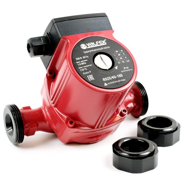 Циркуляционный насос Valfex VCP 25-40G 180мм (с гайками)