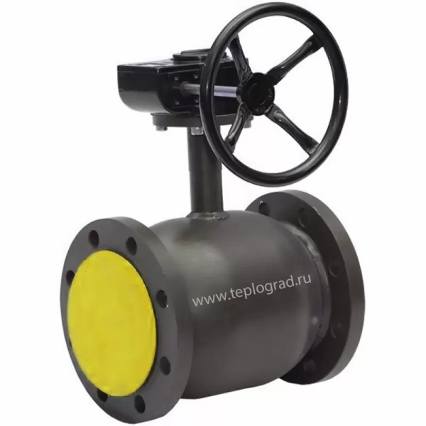 Кран шаровой стальной Broen Ballomax DN500 PN25 фланцевый, с редуктором