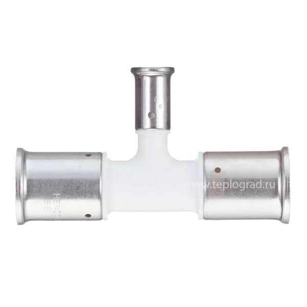 Пресс тройник Henco 32x16x32 белый