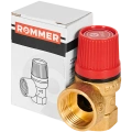 Предохранительный клапан Rommer 3 бар 1/2x3/4 для системы отопления