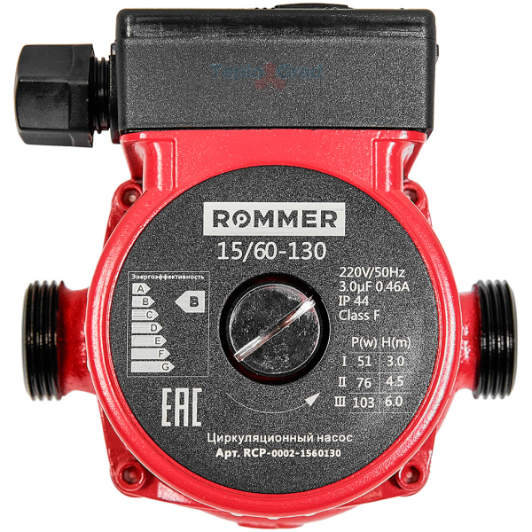 Циркуляционный насос Rommer RATE 15/60-130
