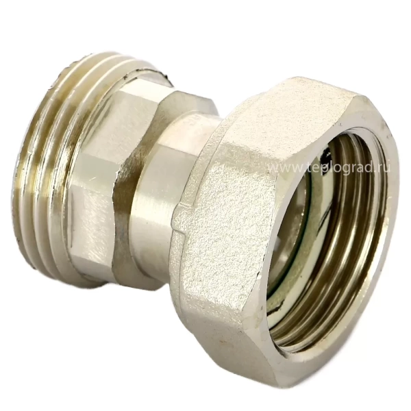 Соединение с накидной гайкой Uni-Fitt НВ 1 с плоской прокладкой и обратным клапаном