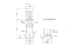Многоступенчатый вертикальный насос Grundfos CR20-04 A-A-A-V-HQQV 3x400D 50 HZ - 96500604
