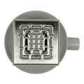 Трап для душевой с сухим затвором Zeissler 15x15см. горизонтальный выпуск