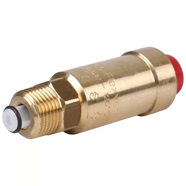Автоматический воздухоотводчик Flamco Flexvent G 1/2 с отсечным клапаном, 89000