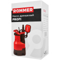 Дренажный насос Rommer Profi 400Вт для грязной воды