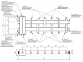 Балансировочный коллектор Gidruss BM-100-7DU (до 100 кВт, подкл. котла G 1 1/4, 3+3+1 контура)