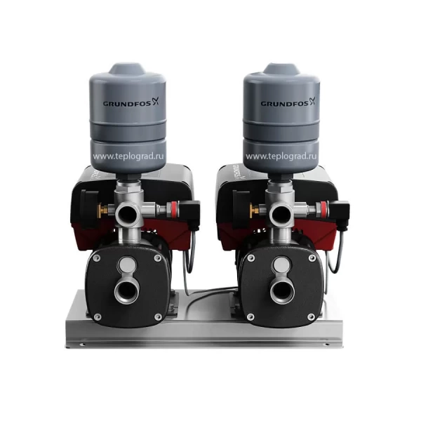Сдвоенная насосная станция Grundfos CMBE TWIN 3-62 с клеммной колодкой